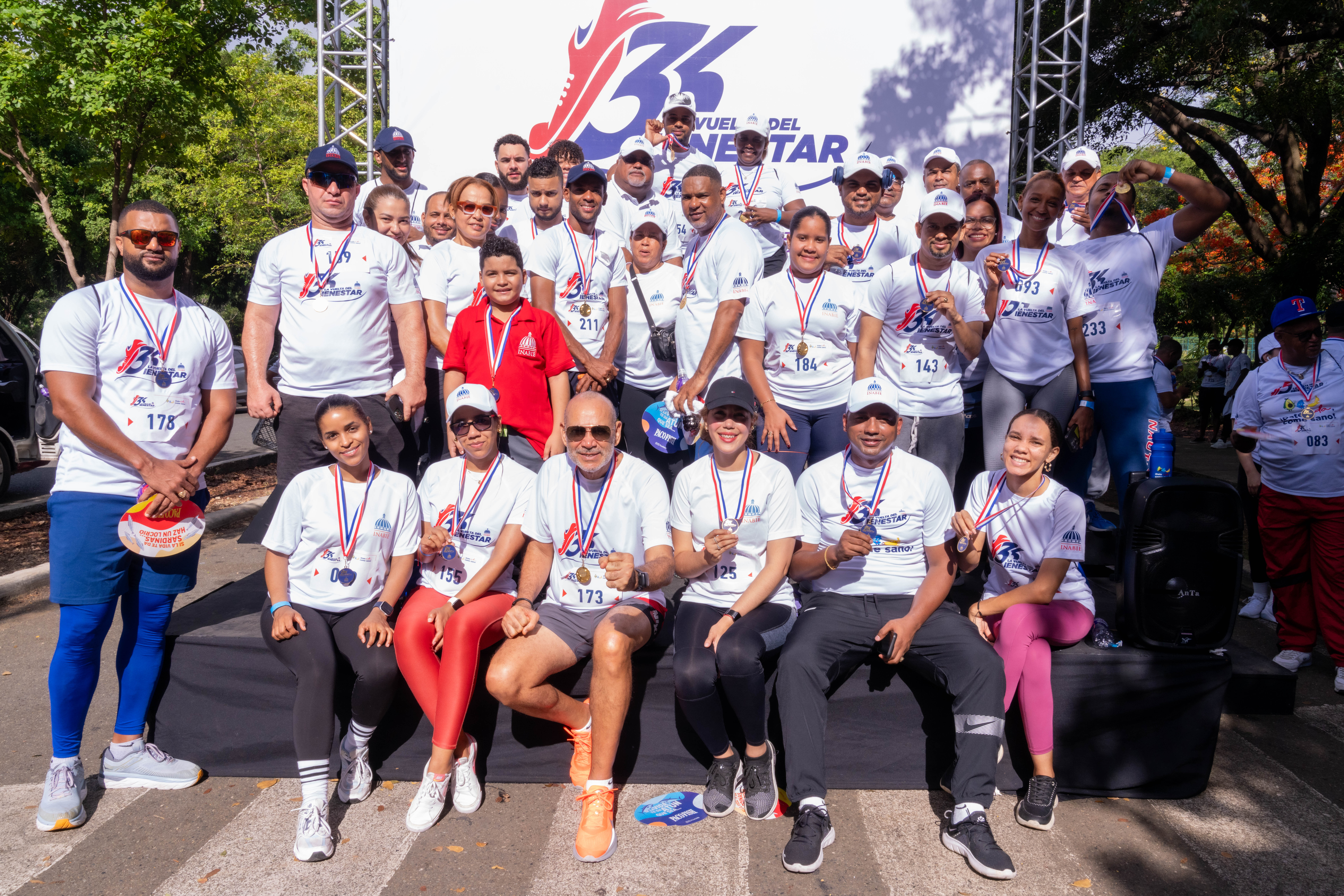 INABIE realiza su maratón 3K “La Vuelta del Bienestar” para sus colaboradores
