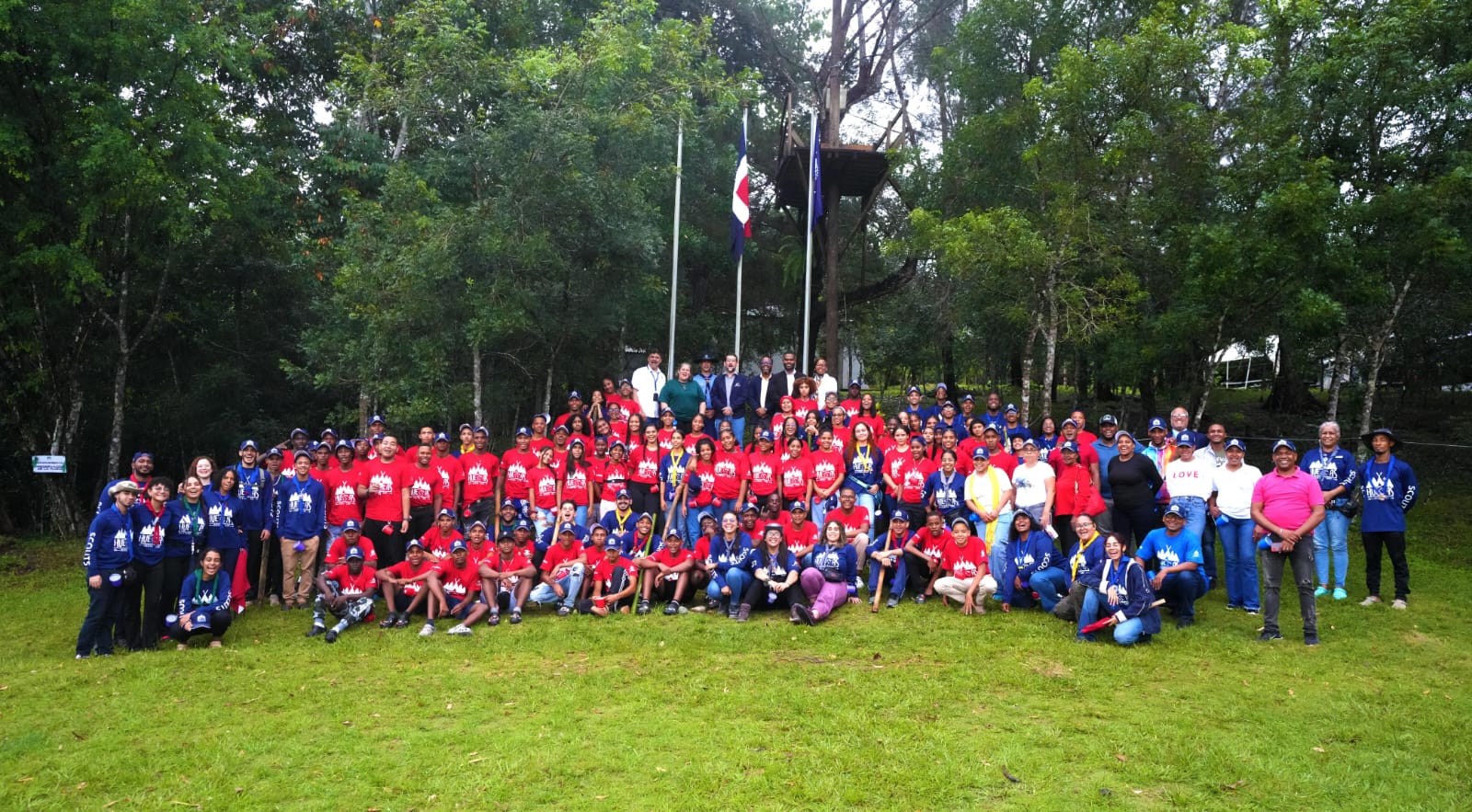 Liderazgo y Aventura; 400 estudiantes se benefician del campamento Huellas ofrecido por INABIE y Scouts Dominicanos